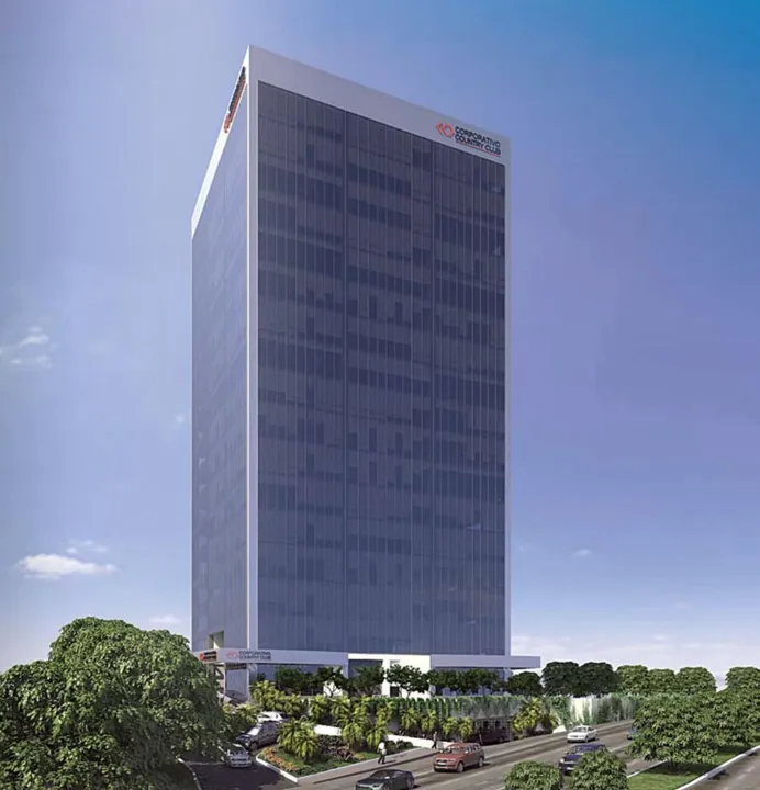 Oficina amueblada en Zona Financiera Américas, 419 m², 9 privados, 12 autos