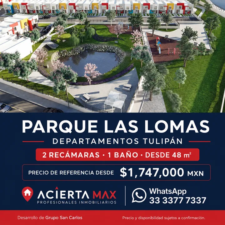 Foto 3 de Departamento Tulipán en Parque Las Lomas, Tonalá