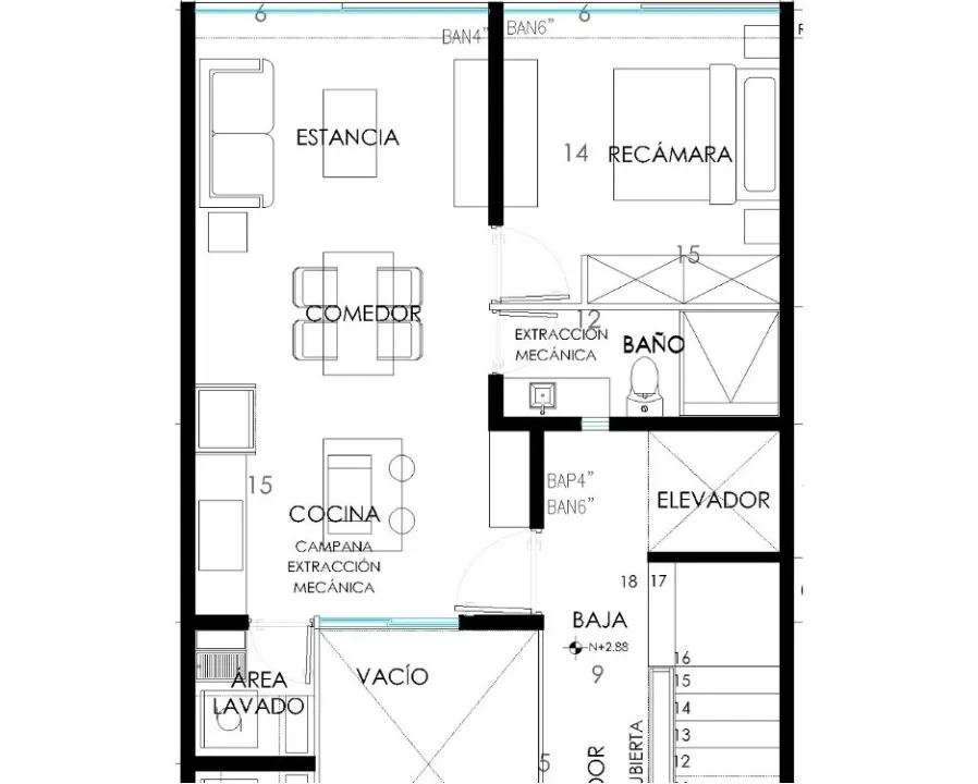 Foto 5 de Departamento en venta en Alfredo R. Plascencia, Santa Teresita, Guadalajara