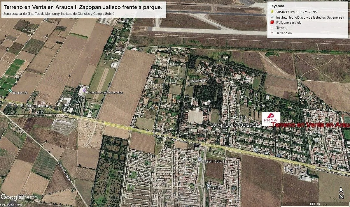 Foto 6 de Terreno en Venta en Arauca II Zapopan Jalisco frente a parque.