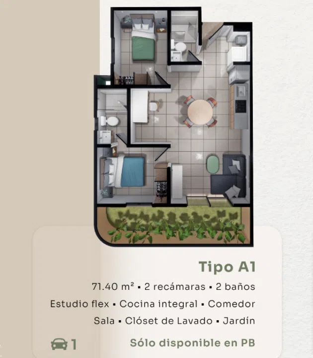 Foto 6 de Departamento nuevo en venta en Zapopan