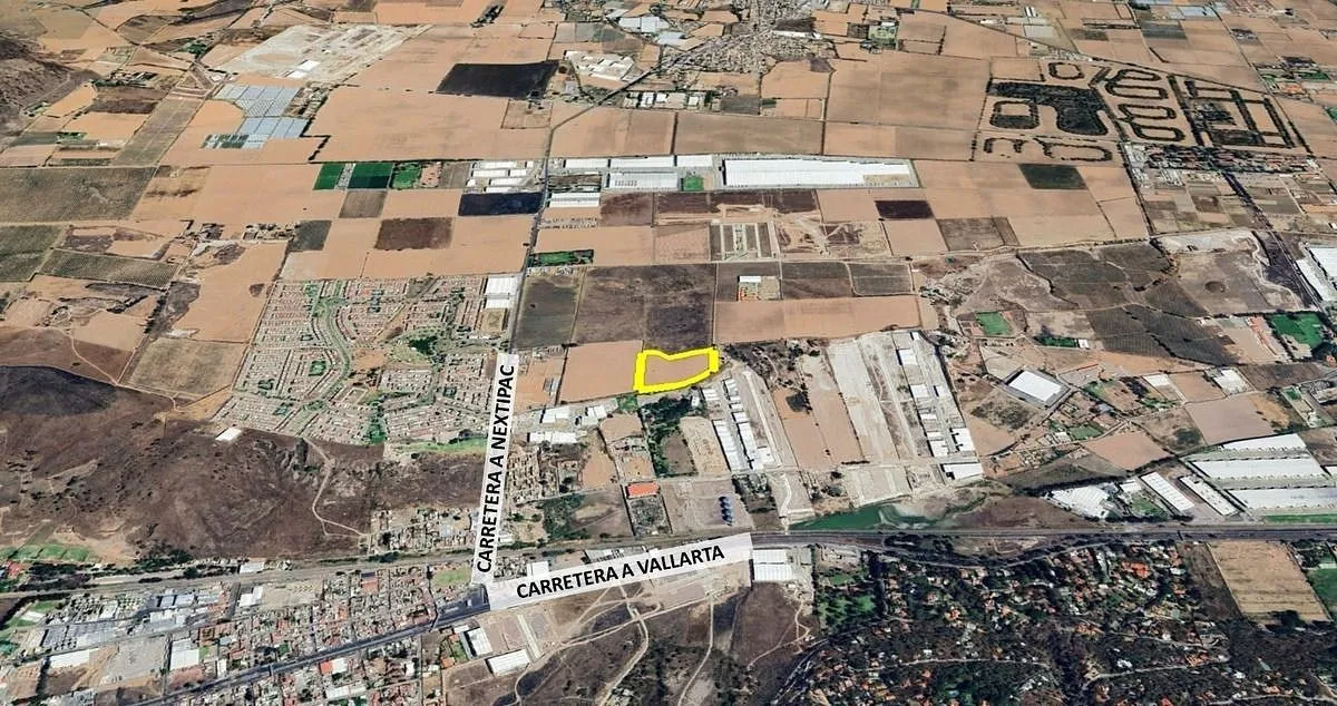 TERRENO VENTA ENTRE CARRETERA VALLARTA Y CARRETERA A NEXTIPAC