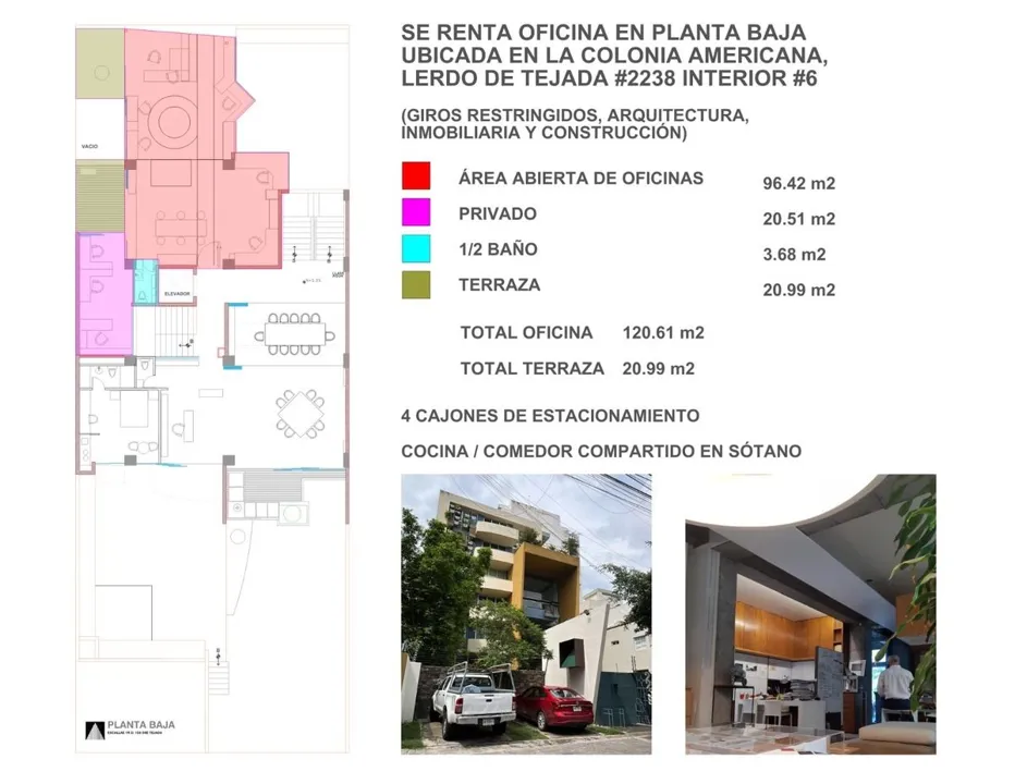 OFICINAS EN RENTA EN COL AMERICANA