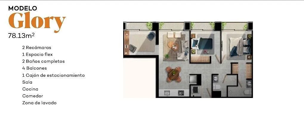 Foto 3 de Departamento en venta en YU COUNTRY, Lomas del Country, Guadalajara