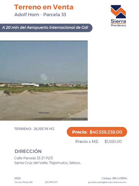 Foto 3 de Terreno en Venta en Adolf Horn - Parcela