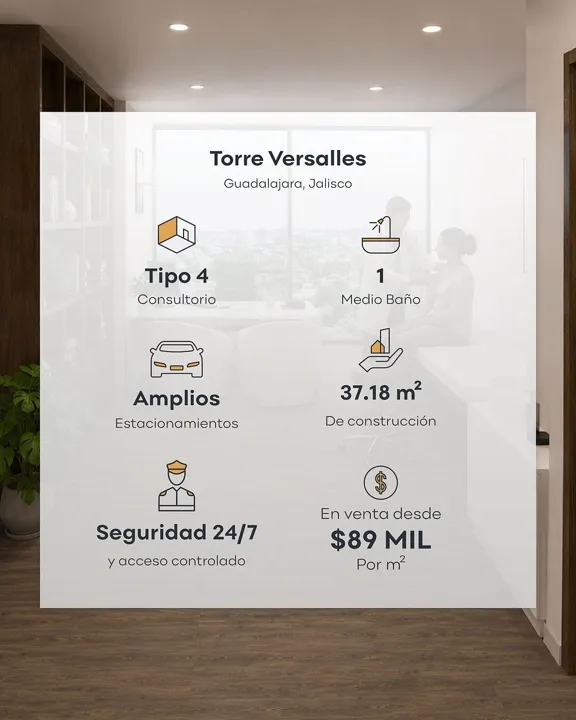 Foto 4 de Torre de Especialidades Versalles | Consultorio Médico en Venta