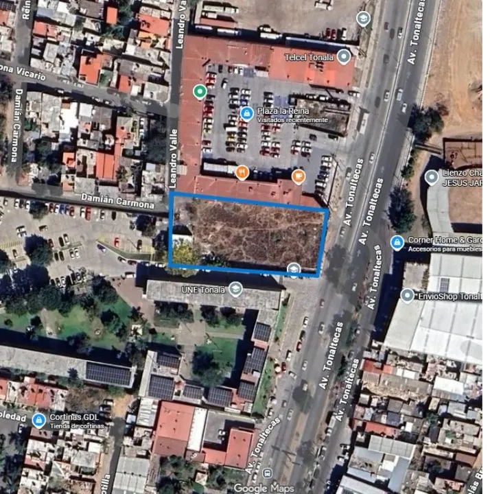 Terreno en renta en Andador Tonaltecas, El Zapote, Tonalá
