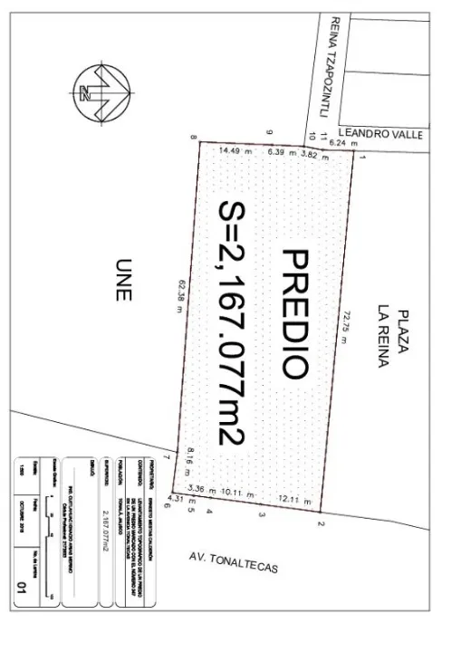 Foto 2 de Terreno en renta en Andador Tonaltecas, El Zapote, Tonalá
