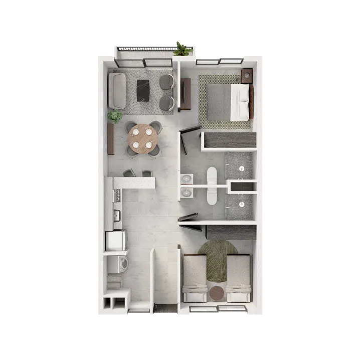 Foto 3 de Departamento en Renta, Modelo Barragan | Parque Morelos, Guadalajara