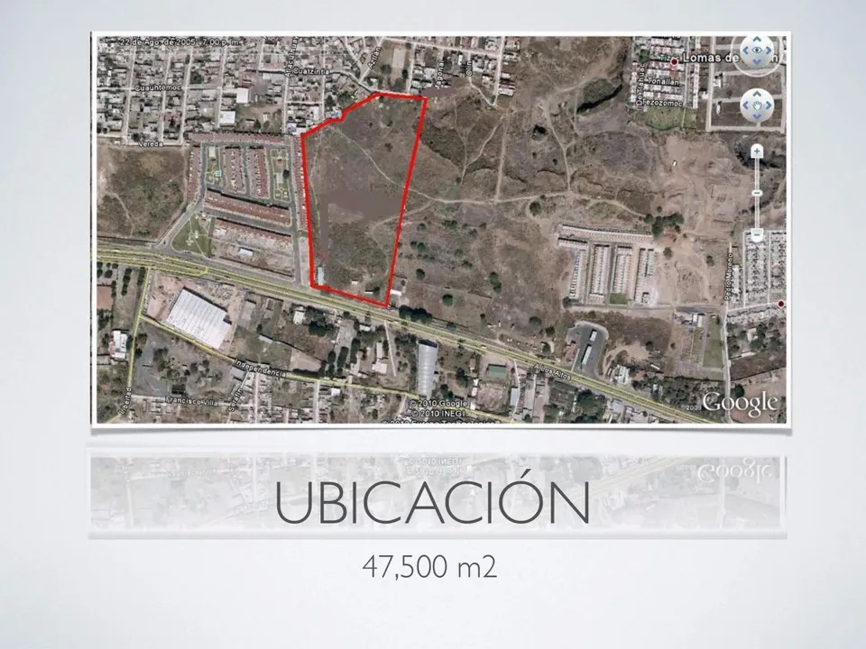 Foto 8 de Terreno Comercial en Venta en Tateposco, Tlaquepaque | 47,500 m² con 175 m