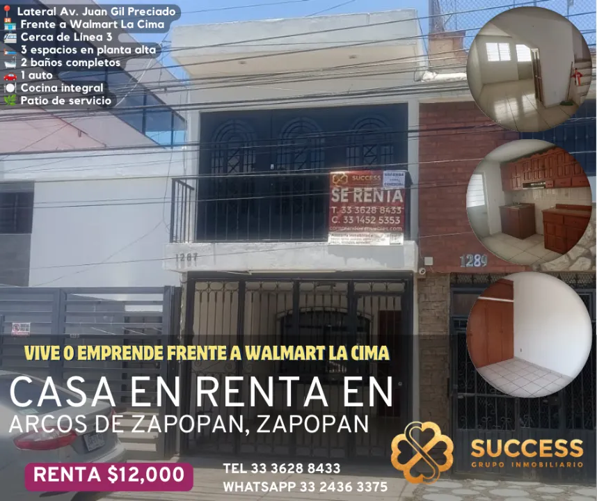 Casa en renta en Arcos De Zapopan, Arcos De Zapopan, Zapopan
