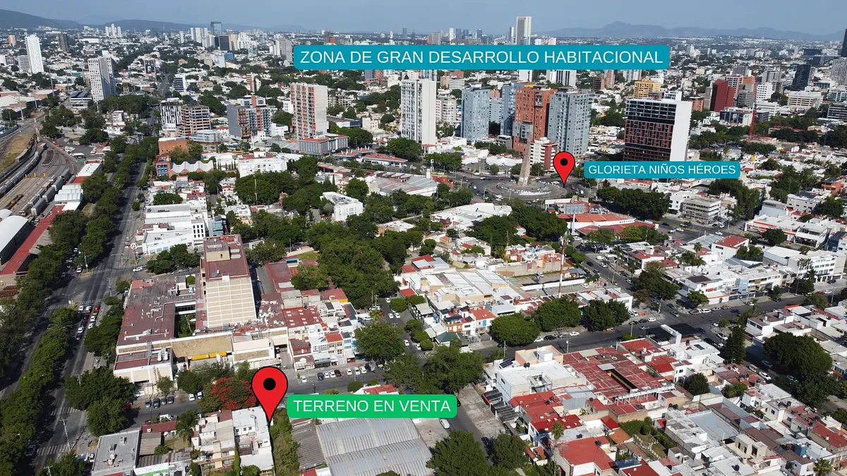 Foto 3 de TERRENO EN VENTA COLONIA AMERICANA, 1,063  M2, IDEAL PARA DESARROLLO VERTICAL, U