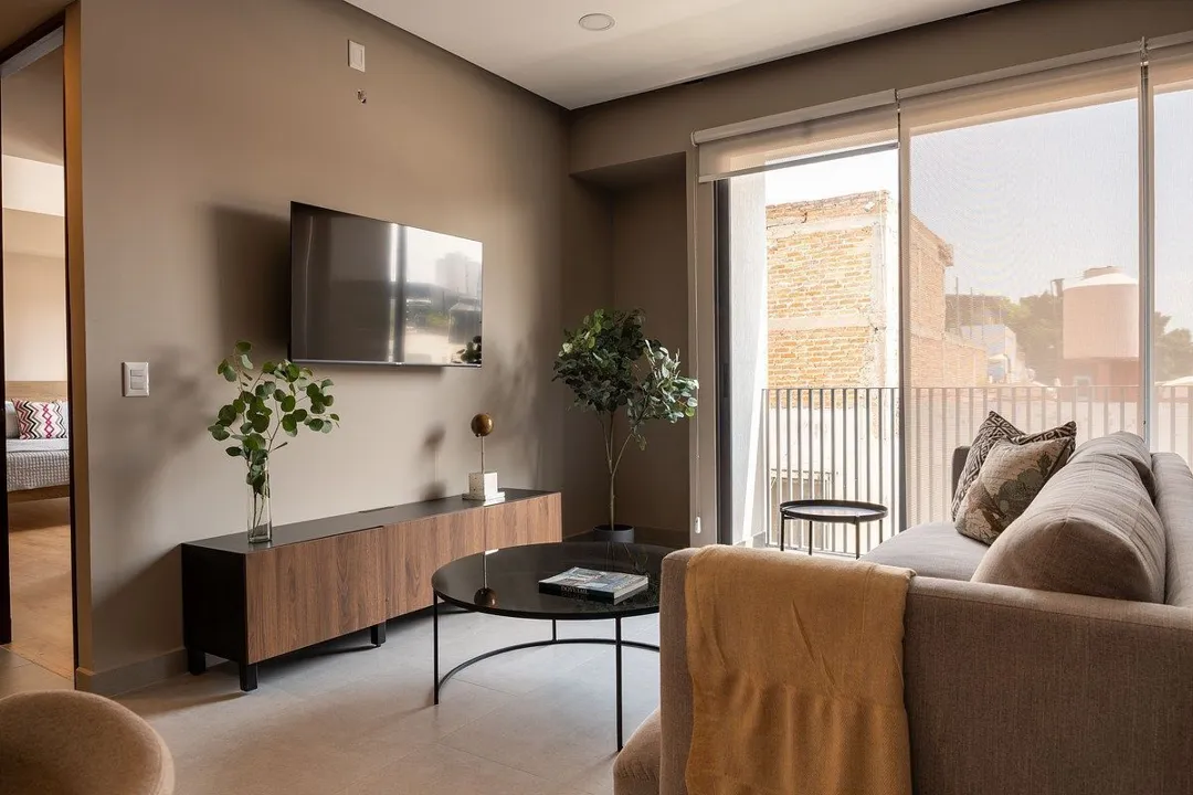 Departamento a estrenar en renta en San Miguel Mezquitan