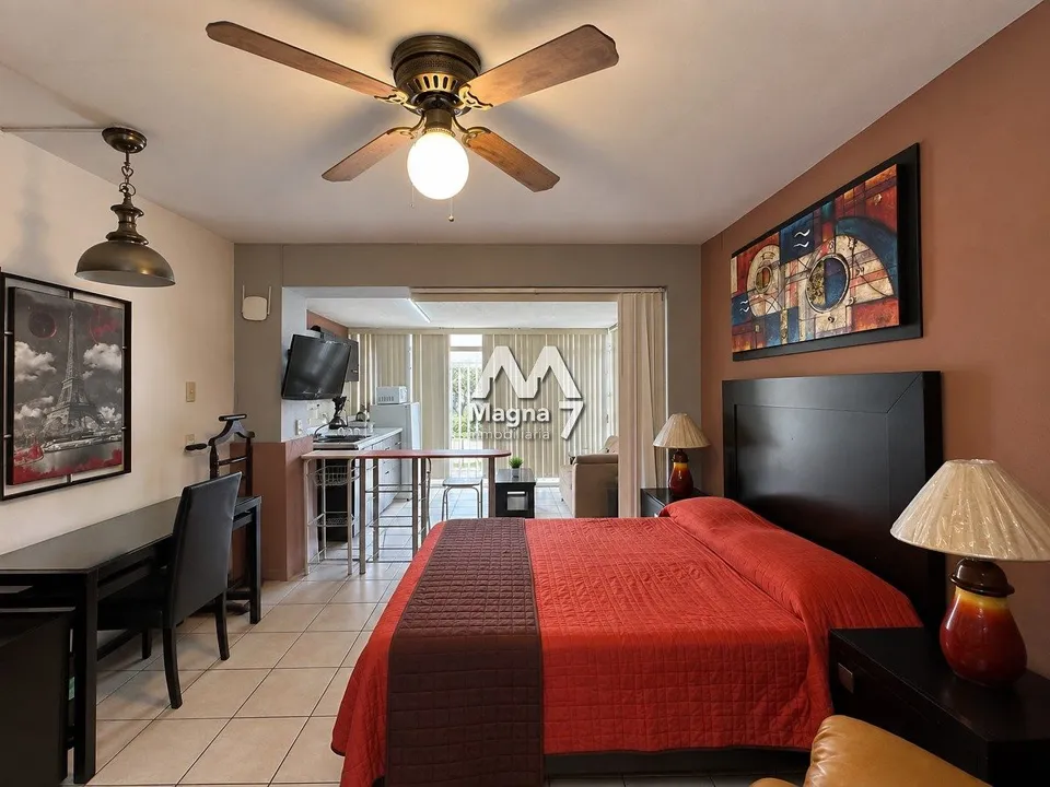 Departamento estudio amueblado en renta Residencial Victoria
