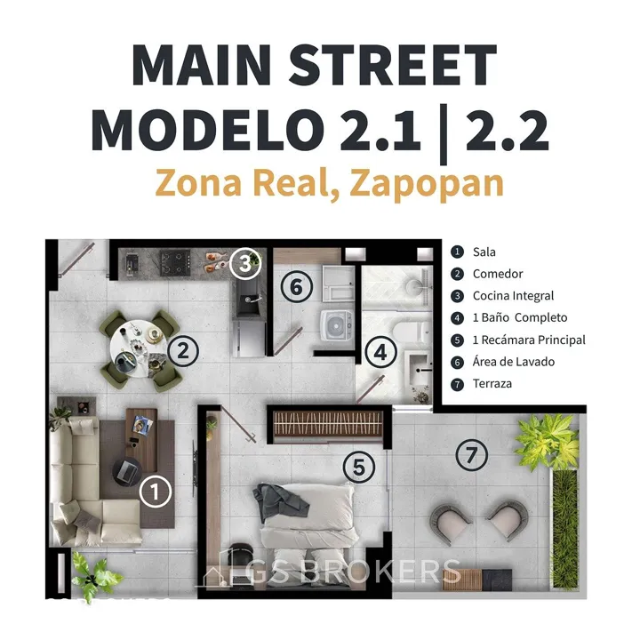Foto 4 de Departamento en Preventa: Modelo Tipo 2 | Valle Real