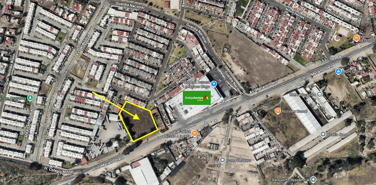 Terreno en venta en Mariano Otero