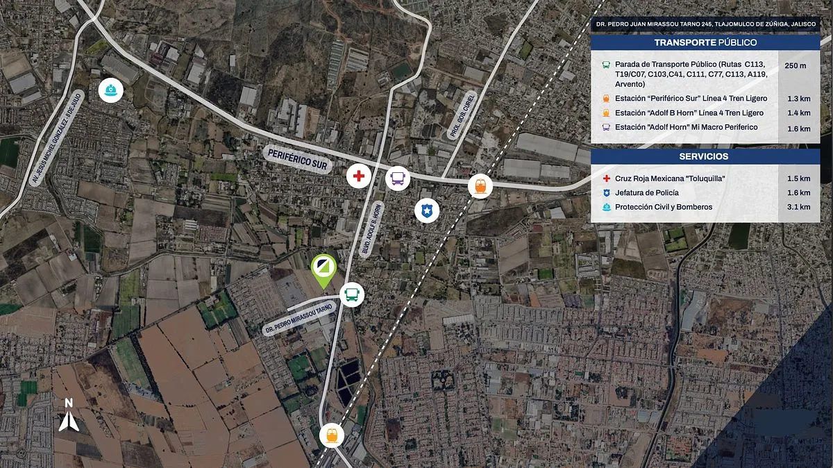 Foto 7 de TERRENOS INDUSTRIALES EN VENTA | CORREDOR INDUSTRIAL PERIFÉRICO SUR – TLAJOMULCO