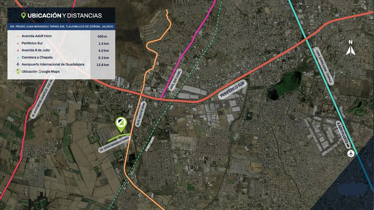 Foto 8 de TERRENOS INDUSTRIALES EN VENTA | CORREDOR INDUSTRIAL PERIFÉRICO SUR – TLAJOMULCO