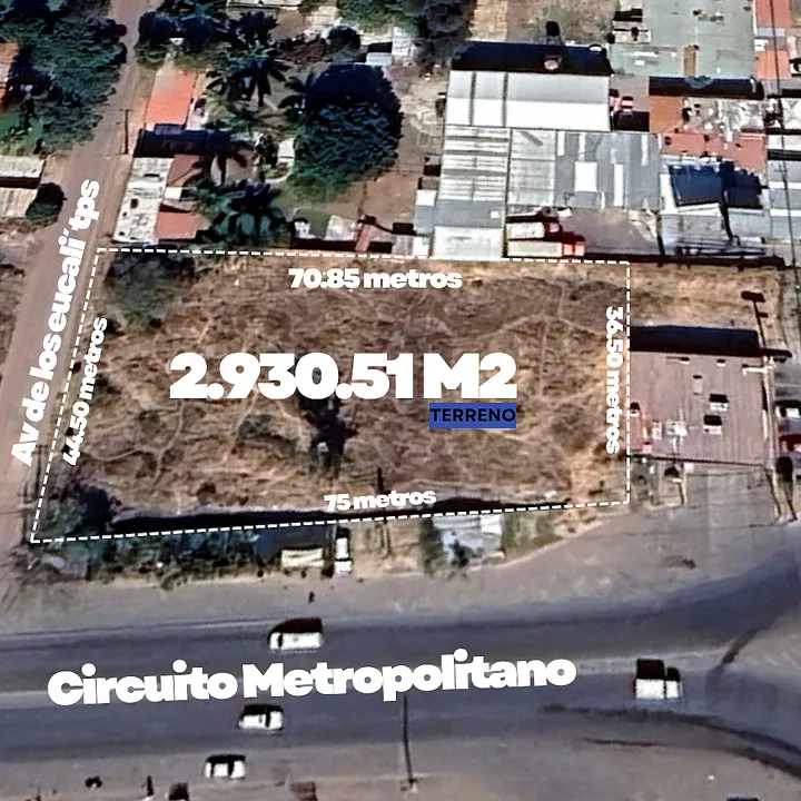 Terreno  INDUSTRIAL / COMERCIAL con en ESQUINA  a 20 metros de carretera CHAPALA