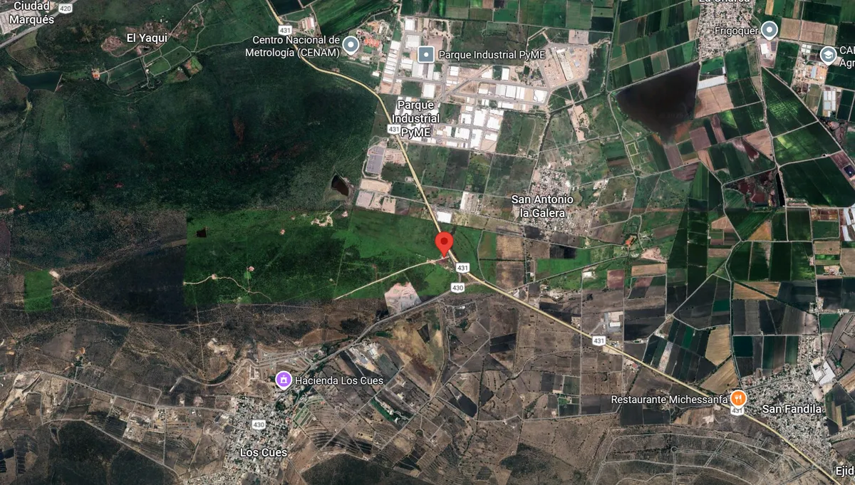 Terreno Industrial en venta en Gq92+6Xx San Antonio La Galera, Querétaro, Los Cues, Huimilpan