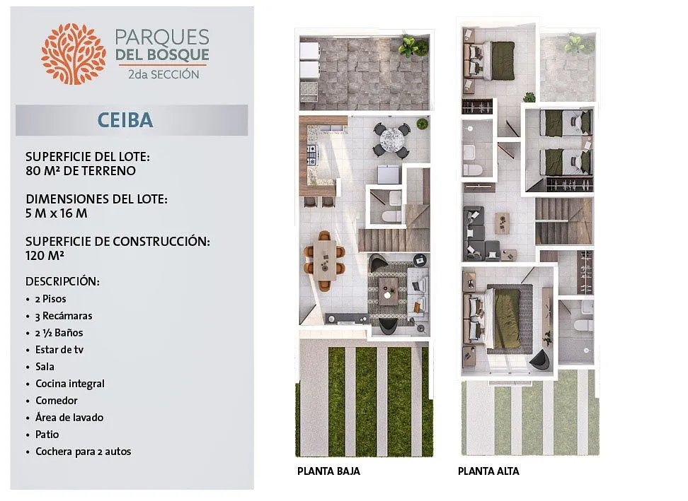 Foto 2 de Casa en venta modelo GRAN FRESNO en Parques del Bosque, San Pedro Tlaquepaque