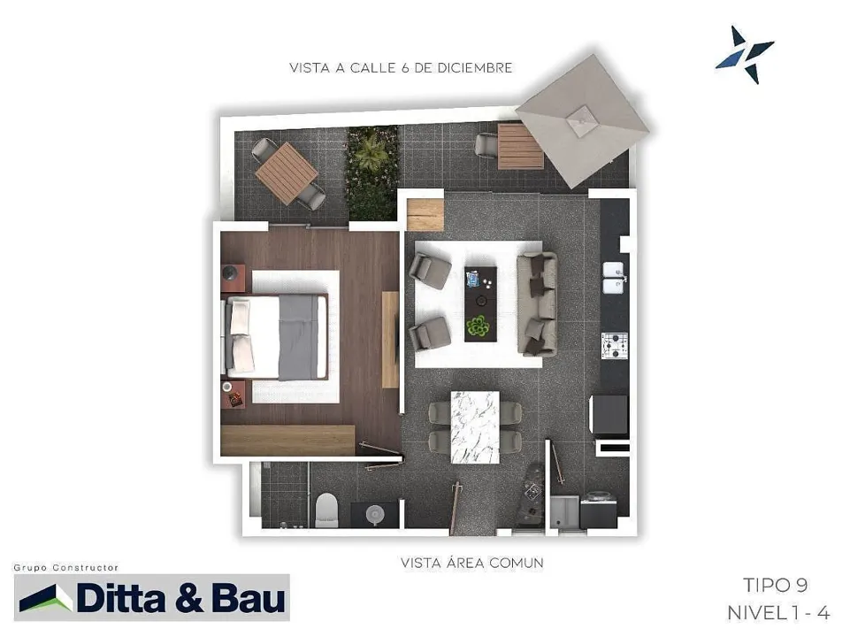Foto 3 de Departamento en Venta en San Miguel de Mezquitan