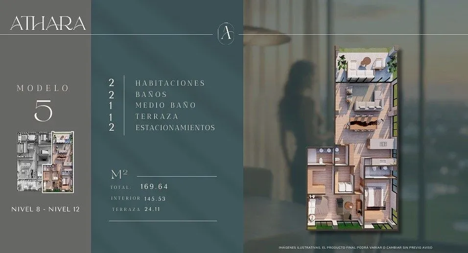 Departamentos en Preventa, Athara - Modelo 5, Country Club, Guadalajara, Jal.