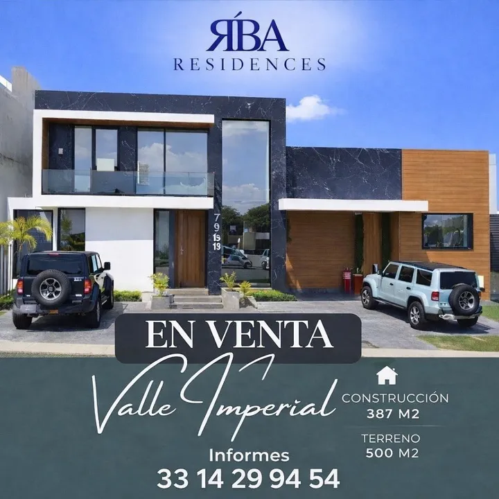 VENTA RESIDENCIAL VALLE IMPERIAL