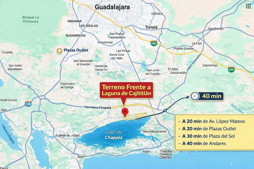Foto 7 de Terreno en Fraccionamiento Tres Reyes Cajititlán, Tlajomulco de Zúñiga