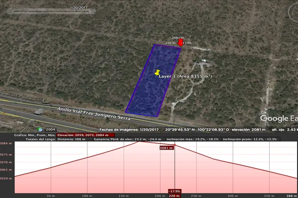 Terreno Comercial en venta en Anillo Vial Fray Junípero Serra, El marqués , El marqués