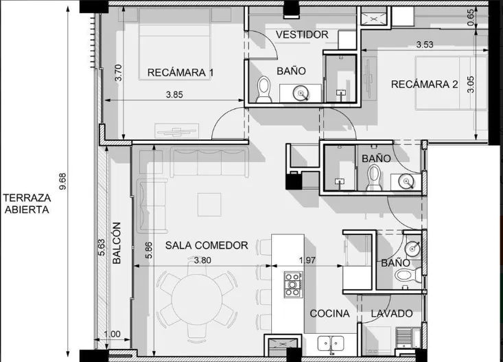 Foto 5 de Departamento en venta en Avenida Ludwig Van Beethoven, La Estancia, Zapopan