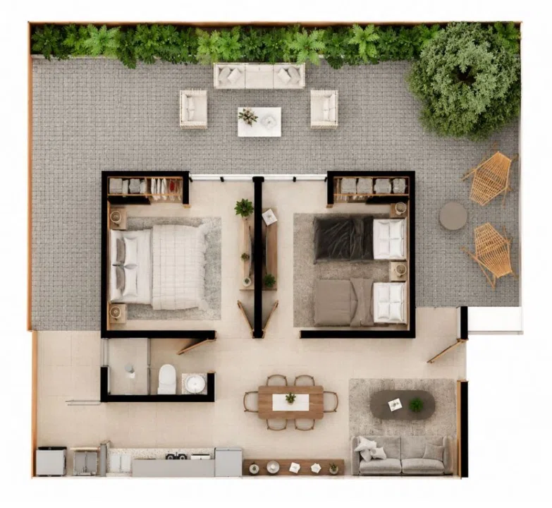 Foto 3 de Departamento en Venta en Jalisco III Sección-DESARROLLO ALTOS DEL PARQUE-