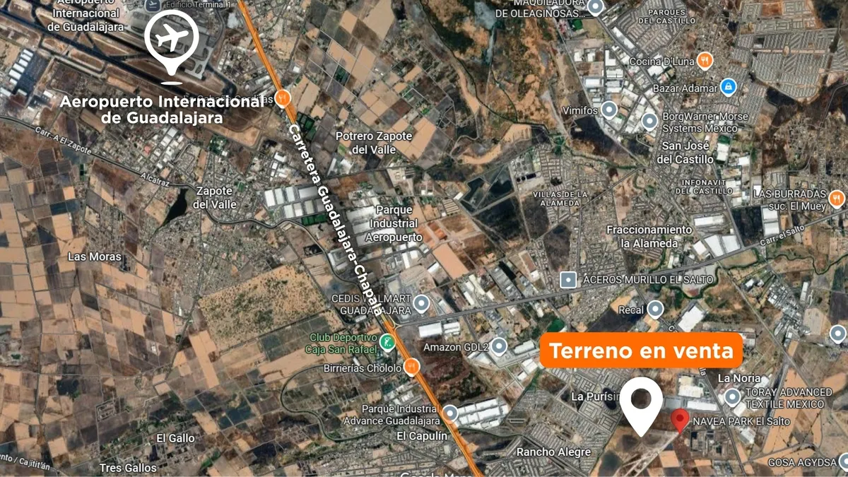 Terreno Industrial en Venta en Aeropuerto - San Jose del Castillo