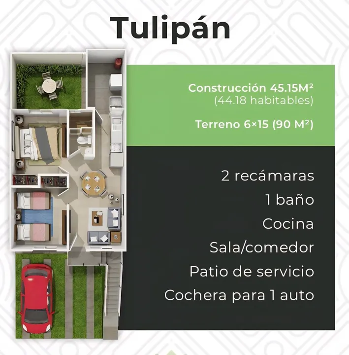 Foto 2 de Casa en venta en Vistas del Pedregal Tonalá