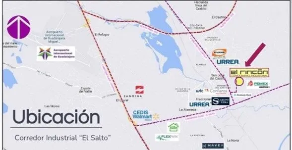 TERRENO VENTA PARA CONDOMINIO INDUSTRIAL EL SALTO JALISCO