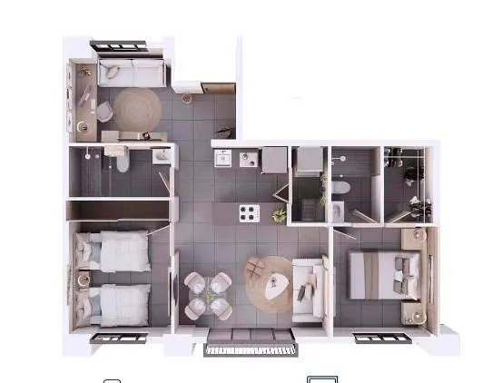 Foto 2 de VENTA DEPARTAMENTO 2  Recamaras Y estudio  IDEAL PARA INVERTIR EN AIRBNB