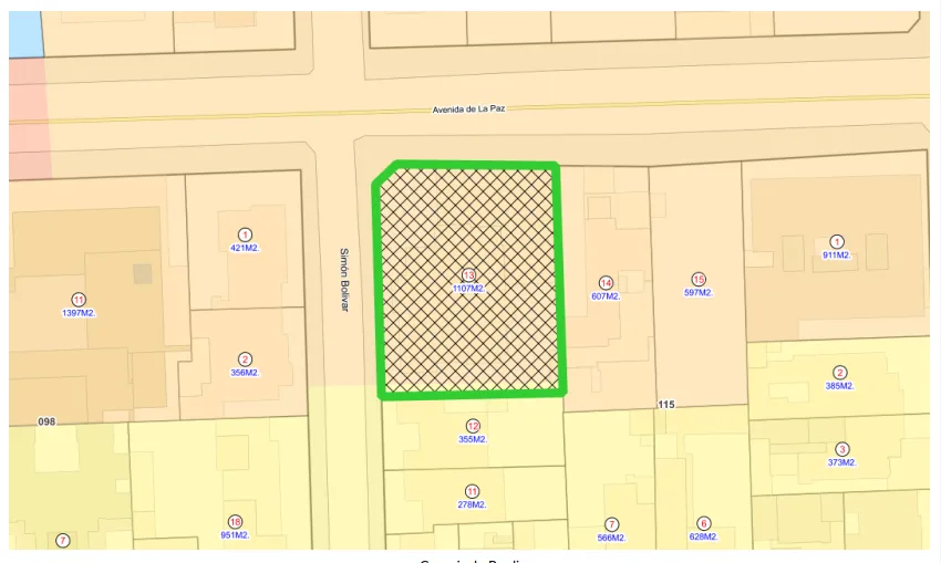 Foto 2 de Terreno en Venta para desarrollar en Av La Paz