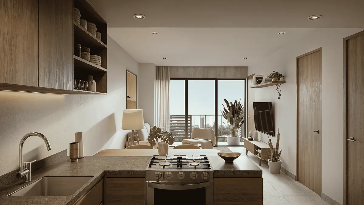 Foto 8 de Departamento en venta en Moderna - Bruselas Modelo A