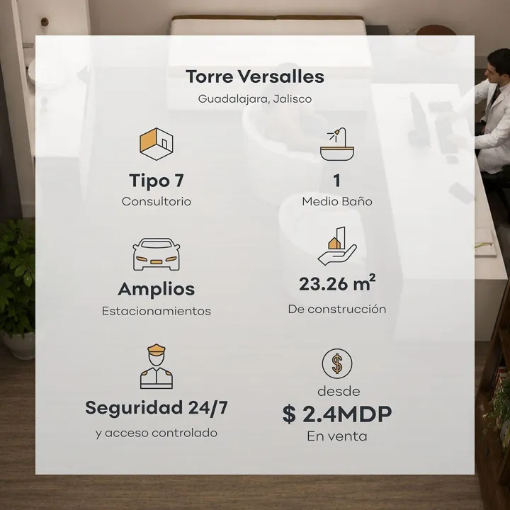 Foto 2 de Torre de Especialidades Versalles | Consultorio Médico en Venta