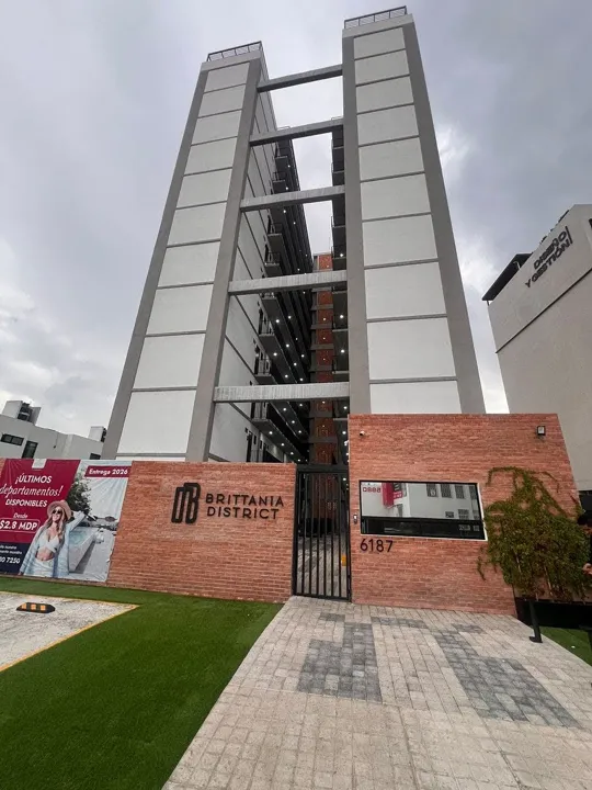 Departamento en Renta en Brittania District, Col. Jocotán, Zapopan, Jalisco.
