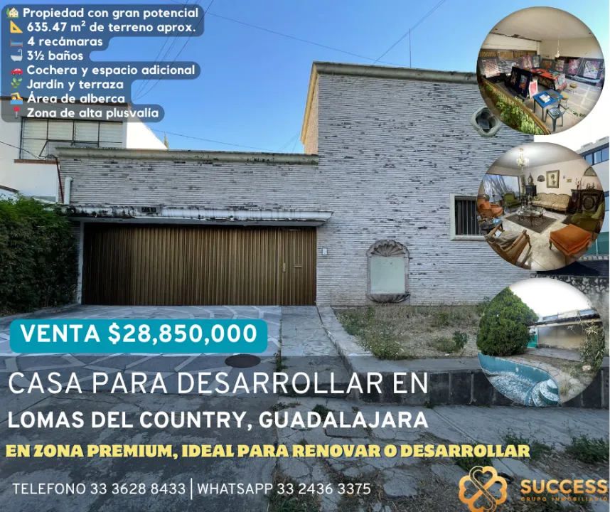 Casa en venta en LOMAS DEL COUNTRY, Lomas del Country, Guadalajara