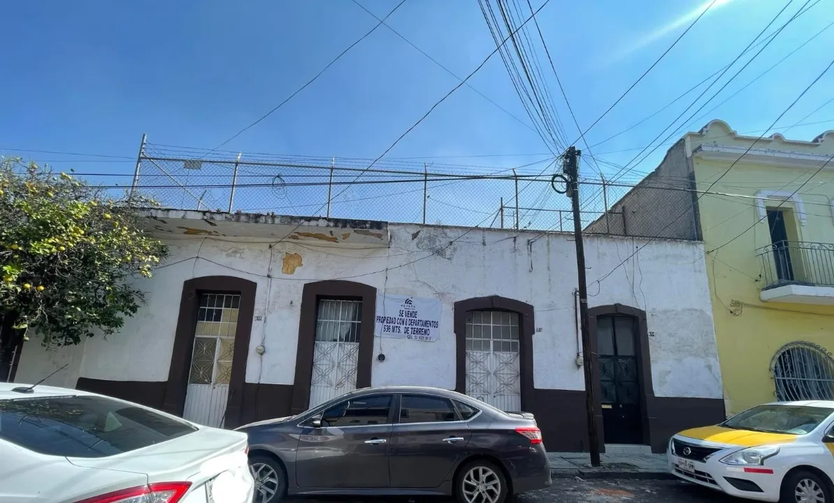 9 departamentos en 535.39 mts de terreno a dos cuadras del hospital civil viejo