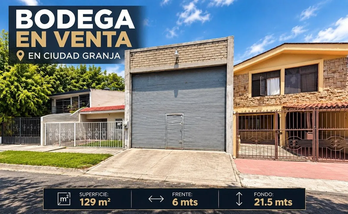 OPORTUNIDAD BODEGA EN VENTA EN CIUDAD GRANJA, ZAPOPAN