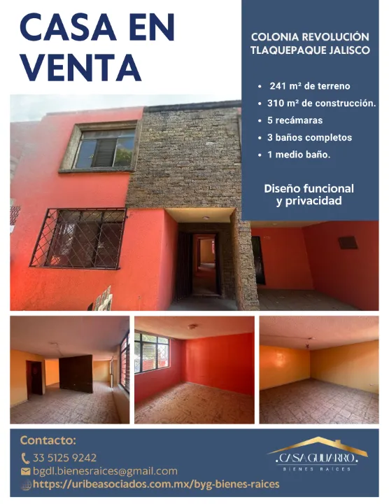 Casa en venta en Calle Plan de Ayala, Revolución, San Pedro Tlaquepaque