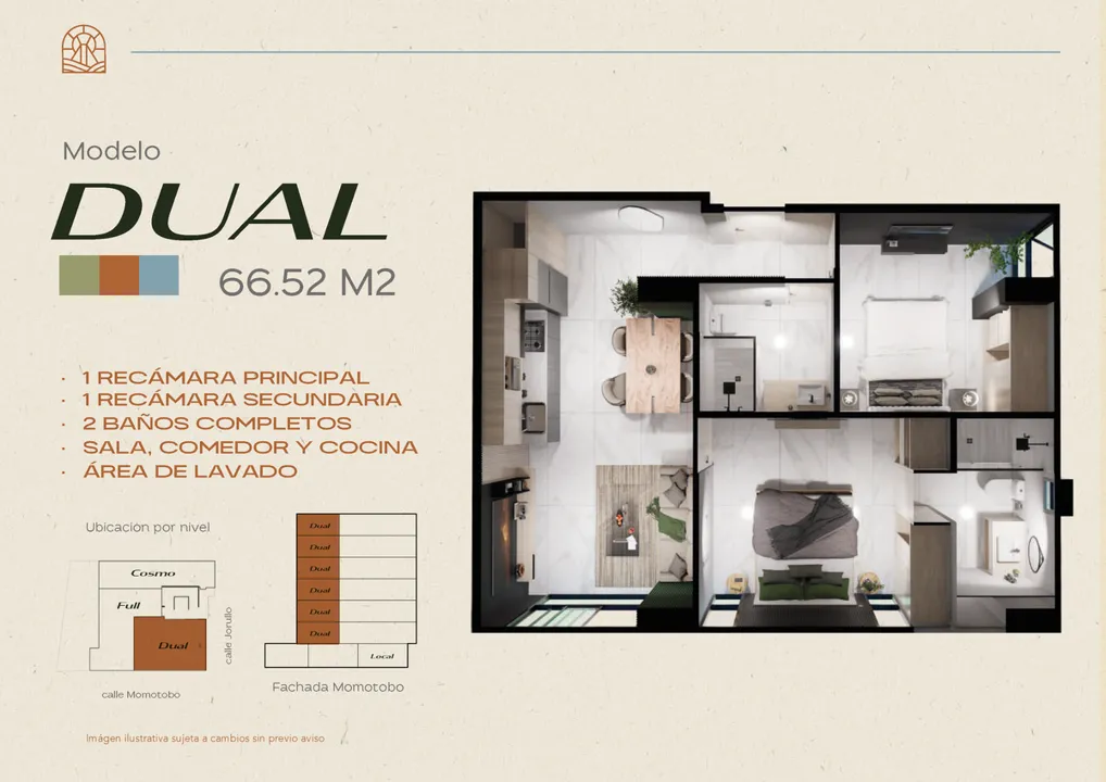 Foto 7 de DEPARTAMENTOS DE 1 Y 2 RECÁMARAS EN PREVENTA EN EL COLLI URBANO - ZAPOPAN