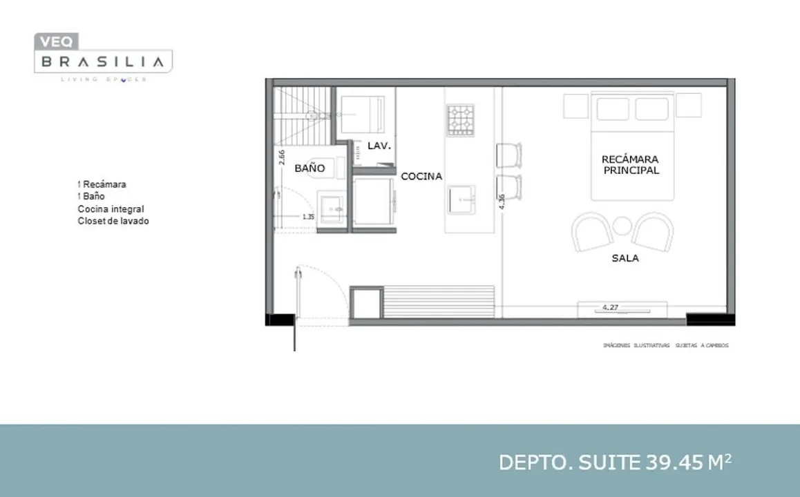 Foto 4 de Preventa PROVIDENCIA Torre Brasilia  Mod A-5 SUITE 39.45 M2