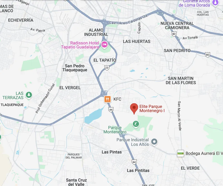 Foto 2 de VENTA DE LOTES Y BODEGAS en Parque Industrial  JALISCO $8750/ m2