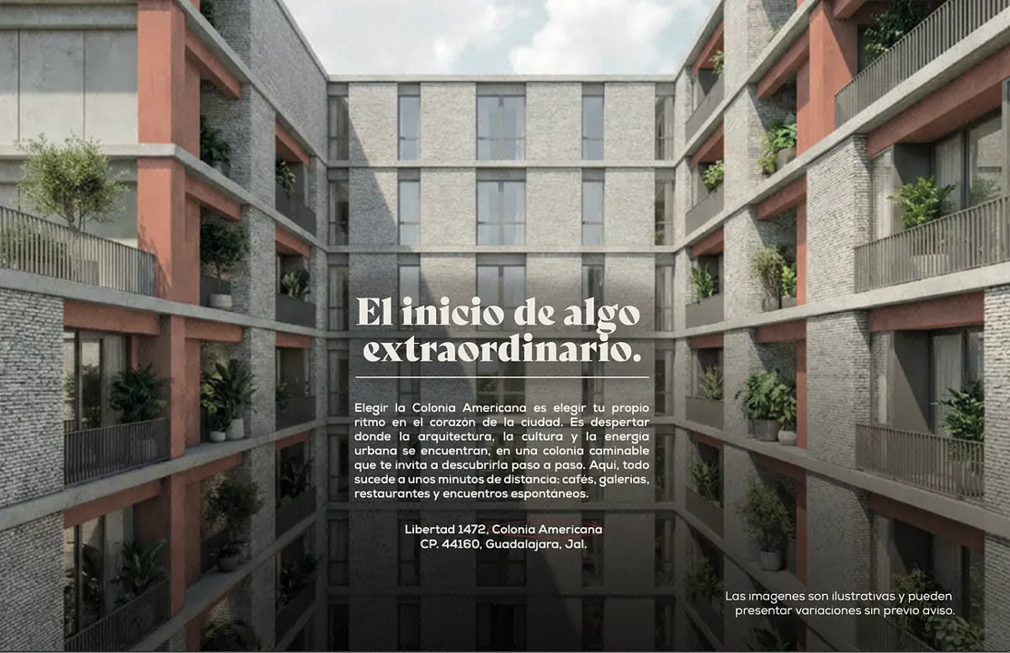 Foto 2 de DEPARTAMENTOS EN PREVENTA | COLONIA AMERICANA, GUADALAJARA, JALISCO