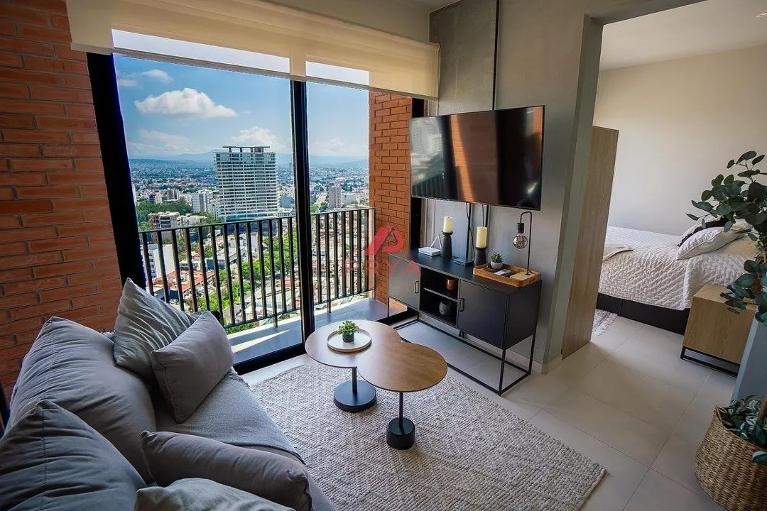 Departamento en renta amueblado en Lomas del Country, Guadalajara, 1 recámara
