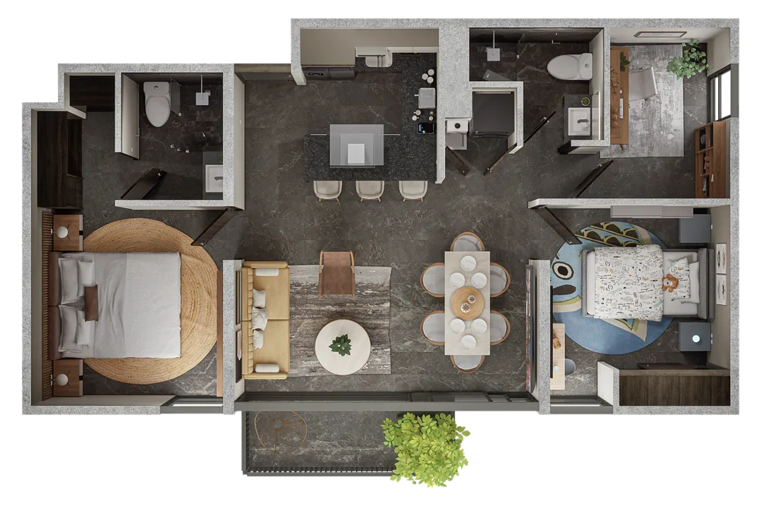 Foto 5 de Departamento con estudio en Preventa Esenika Bugambilias Zapopan